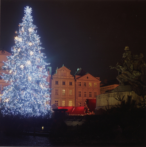 Old Town Square Christmas Decoration